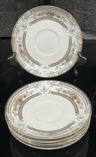 Set of 6 Vintage Mikasa Cambridge Fine China Saucer 6