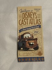 Rare 2011 Walt Disney World Resort Cast Member Atlas Cars Property & Tunnel Maps picture