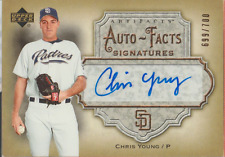 Chris Young 2006 UD Artifacts Auto-Facts auto autograph card AF-CY /700 picture