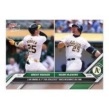 2024 Topps Now MLB #157 Brent Rooker Mark McGwire Oakland Athletics - Presale picture