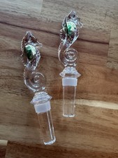 Waterford Seahorse Bottle Stopper Pair Austria NIB 128622 picture