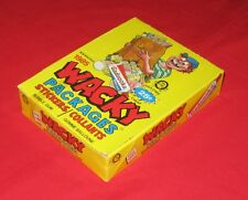 VINTAGE WACKY PACKAGES 1985 OPEE CHEE YELLOW BOX 48 UNOPENED PACKS @@RARE@@ picture