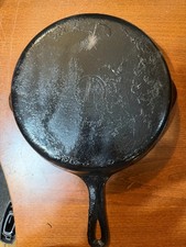Vintage Griswold No 8 Size Skillet Small Block Logo Cast Iron Fry Pan Frying picture