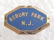 Vintage City of Asbury Park, New Jersey Tourist Travel Souvenir Pin picture