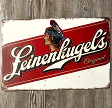 Leinenkugel's Original Beer 8 x 12 Vintage Novelty Metal Sign New picture