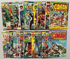 CONAN the BARBARIAN lot of 27  different #25-28, 30-52  Marvel Comics (1296) picture