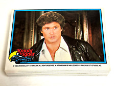 1985 Knight Rider (TV Series) Complete Trading Card Set 1-55 from Donruss picture