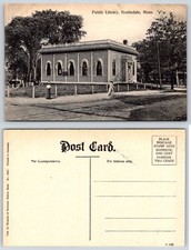 Public Library Roslindale Massachusetts Women Postcard AY520 picture