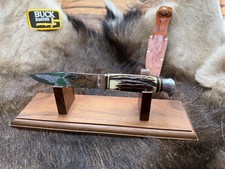 PUMA Scout Saw Blade Knife Stag Handles With A Leather Sheath Mint & Pouch picture