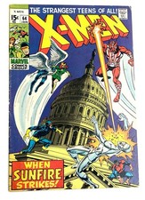 X-MEN #64 1969 6.5 F+ π 1st Sunfire Shiro Yoshida picture