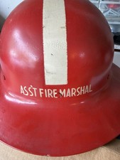 WWII FDNY Edwin H Sheppard Asst Fire Marshal OCD Helmet Later Chief Marshal picture