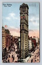 New York City NY-New York, Times Building, Antique, Vintage c1915 Postcard picture