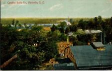 Antique 1912 Carolina Fibre Co Hartsville SC South Carolina Fiber Mill Postcard picture