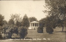 Saco ME Band Stand c1910 Real Photo Vintage Postcard bhn picture