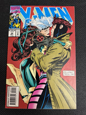 X-Men #24 1993 Marvel Gambit Rogue Kiss Andy Kubert Classic Cover Direct Edition picture