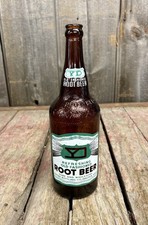 Vintage Lrg Amber Glass YD Old Fashioned Root Beer Bottle Empire Bottling Co MA picture