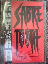 Sabre Tooth #1 Signed By Mark Teixeira w/Certificate picture