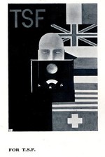 π«π· TSF Radio Vintage Poster - Retro Style 24x36β - Rare Reprint π€―π― picture