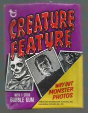 1973 TOPPS CREATURE FEATURE UNOPENED PACK THIS  FUN PACK ( ALMOST 50 YEARS OLD) picture