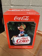 Enesco Ornament - Coca-Cola Series - CHRISTMAS TRIMMIN' - 590932 - 1992 picture
