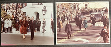 President Jimmy & Rosalynn Carter Photos 8x10 Color Procession White House Lot 2 picture