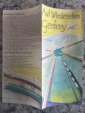 Vintage 1930s German Travel Brochure w/ Art Deco Cover Artist Hermann Schneider picture