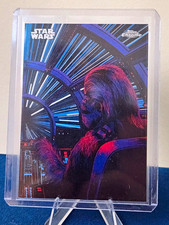2025 Topps Chrome Star Wars Chewbacca #KL-6 Kyber Light Card SSP Case Hit picture