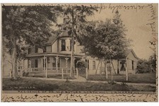 La Harpe, Illinois Residence Of Doctor W.D. Butler Vintage Postcard picture