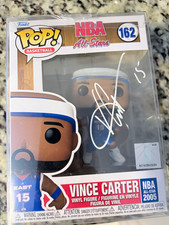 Funko Pop Vince Carter NBA All-Star #162 Autographed JSA CR57822 Protector picture