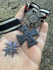 WW1 German German Medal Lot Iron Cross War Medal & Unknown Possibly Silver picture