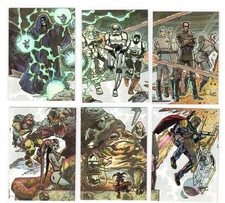 1994 TOPPS STAR WARS GALAXY SERIES 2 ETCHED FOIL 6-CARD SET (7-12) NM/MINT picture