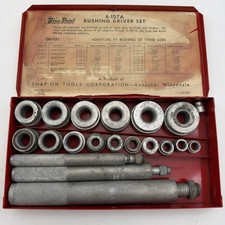 Vintage Snap On Blue Point A-157A Bushing Driver Set Original Case-100%COMPLETE picture