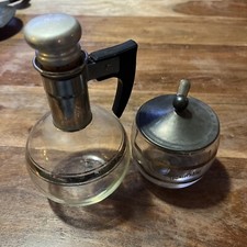 Vtg Sweet 'N Low Sugar Holder/Spoon & Carafe Decanter Retro MCM picture