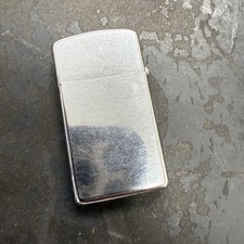 Vintage 1969-1970 Zippo Slim Lighter Blank Vietnam War Era picture