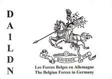 The Belgian Forces In Germany DA1LDN QSL Radio Postcard picture