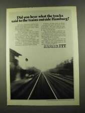 1975 ITT Ad - Tracks Said to Trains Outside Hamburg? picture