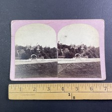 Cresson Mountain House Stereoview Pennsylvania Railroad PA 1860s Flat Mount picture