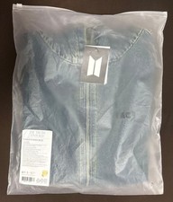 BTS JIMIN The Truth Untold Exhibition DENIM Zip-Up Hoodie Size M No Photocard picture