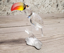 Retired Swarovski “Feathered Beauties” Toucan Figurine | Austria | Mint | 2000s picture