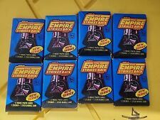 (8) Sealed Wax Pack 1980 Topps Star Wars Empire Strikes Back Card Factory Sealed picture