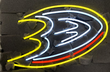Anaheim Ducks Logo Beer Neon Sign Light Lamp 24