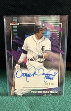 Topps 2026 Finest Victor Martinez Tigers Auto Finest Autograph FA-VM 9/10 BLACK picture