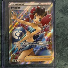 Phoebe Full Art Trainer Swsh05: Battle Styles Holo Card 161/163 Ultra Rare picture