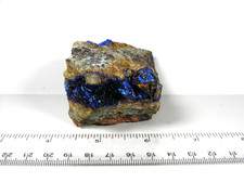 Azurite malachite crstal on matrix specimen 3x3