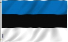 Anley Fly Breeze 3x5 Feet Estonia Flags - Republic of Estonia Flags Polyester picture