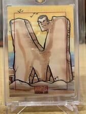 Marvel sandman spiderman 6-Sided Puzzle Sketch Card picture