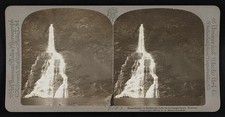Photo:Geirangerfjord Norway 1907 Bridesveil Falls Brudefloret Stereo View picture