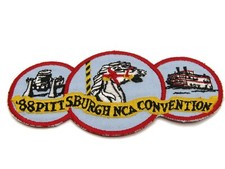 Vintage 1988 Pittsburgh NCA Convention Patch National Carousel Association picture