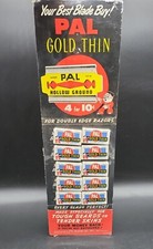 Rare Pal Hollow Ground Razor Countertop Store Display from 30's-40's picture
