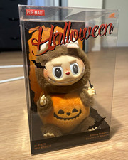 Labubu Happy Halloween Vinyl Plush Pendant Sitting Pumpkin picture